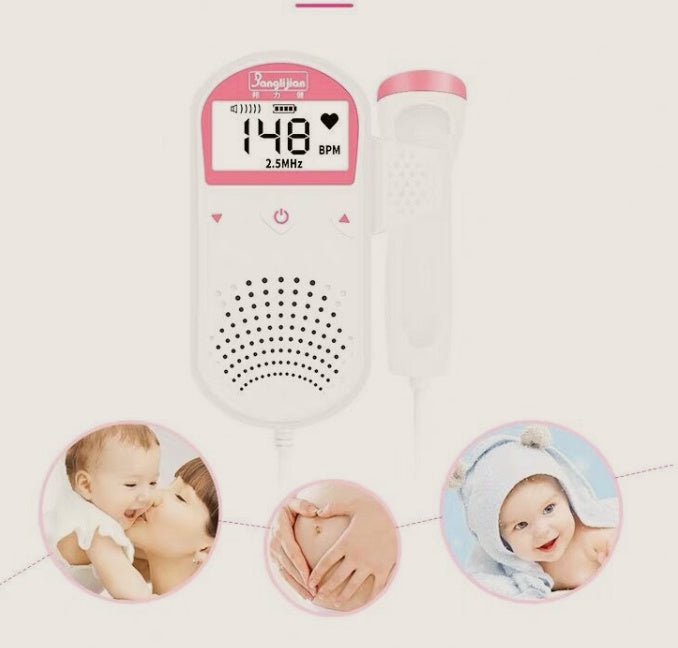 Monitor fetal Doppler pentru gravide, monitorizare functii vitale fat intrauterin, detectare puls, USB