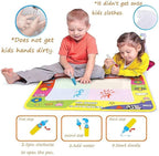 Covoraș de Colorat cu Apă – Litere, Numere și Educație pentru Copii