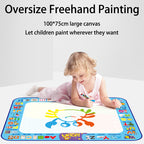 Covoraș de Colorat cu Apă – Litere, Numere și Educație pentru Copii