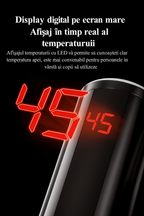 Încălzitor electric apă 3000W cu robinet rotativ și afișaj temperatură – rapid și eficient