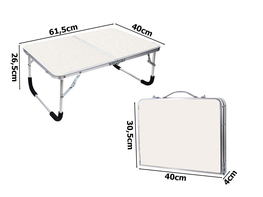Masă pliabilă compactă 40x65 cm – Ideală pentru birou, picnic și relaxare