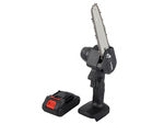 Mini drujbă cordless 6” – Ferăstrău portabil electric pentru grădină și întreținere ramuri