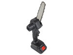 Mini drujbă cordless 6” – Ferăstrău portabil electric pentru grădină și întreținere ramuri
