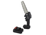 Mini drujbă cordless 6” – Ferăstrău portabil electric pentru grădină și întreținere ramuri