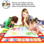 Covoraș de Colorat cu Apă – Litere, Numere și Educație pentru Copii